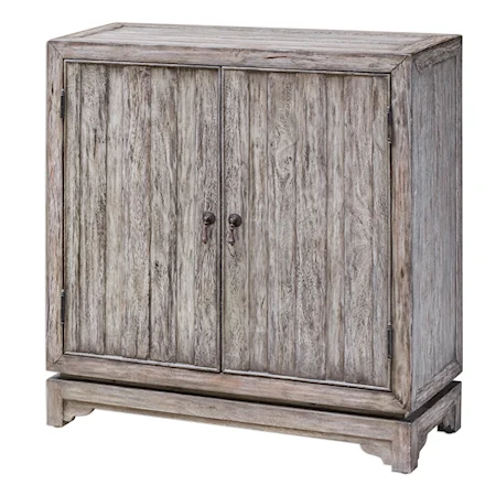 Ladann Wood Console Cabinet